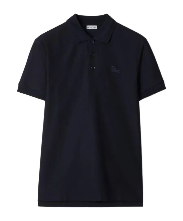 Logo Embroidered Short Sleeved Polo Shirt