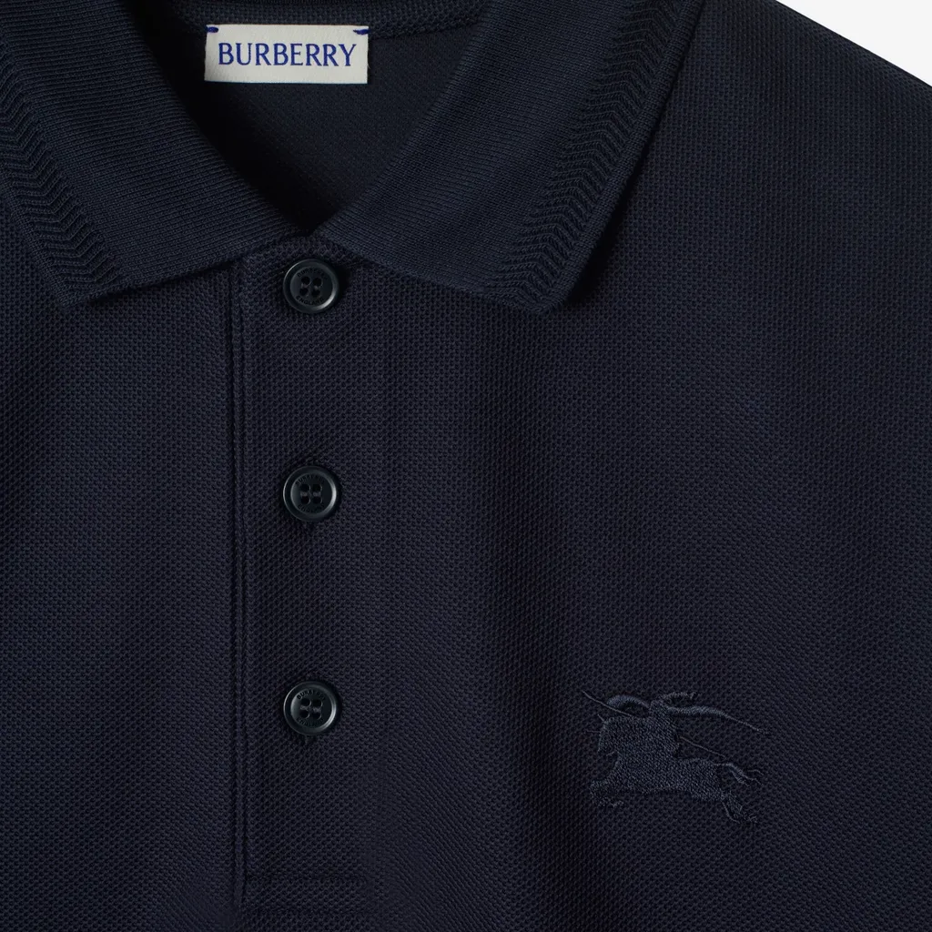 Logo Embroidered Short Sleeved Polo Shirt