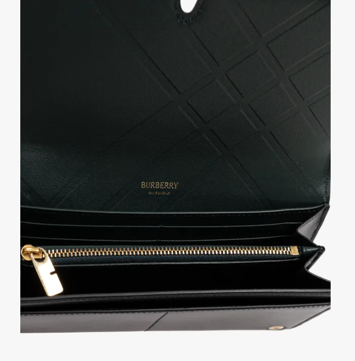 Logo Lettering Folded Wallet