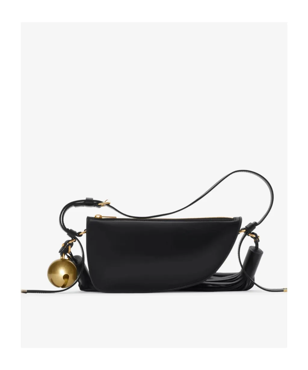Mini Shield Ring Detailed Crossbody Bag