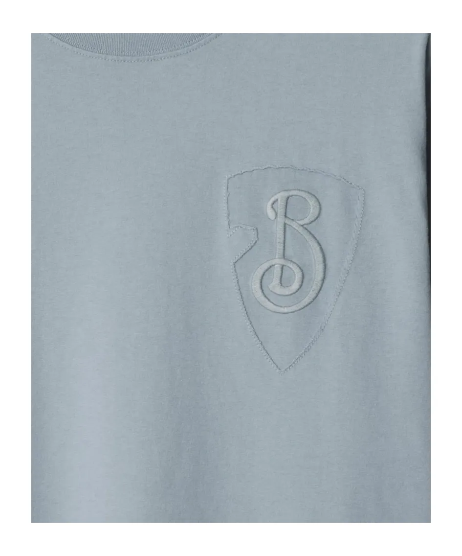 B-Shield Embroidered Crewneck T-Shirt