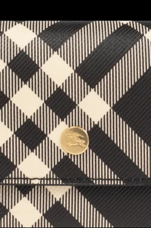Check Pattern Folded Wallet