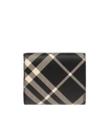 Check Pattern Folded Wallet