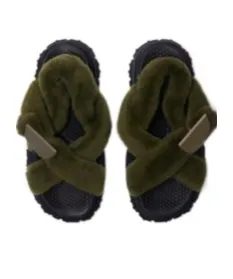 Shearling Pebble Sandals