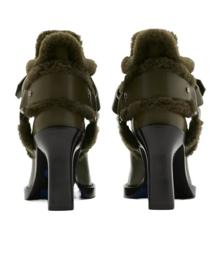 Buckled Round-Toe Ankle Boots