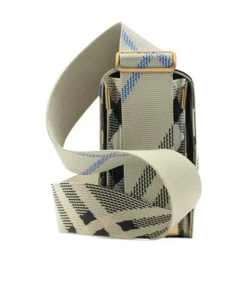 Trench Checked Foldover-Top Crossbody Bag