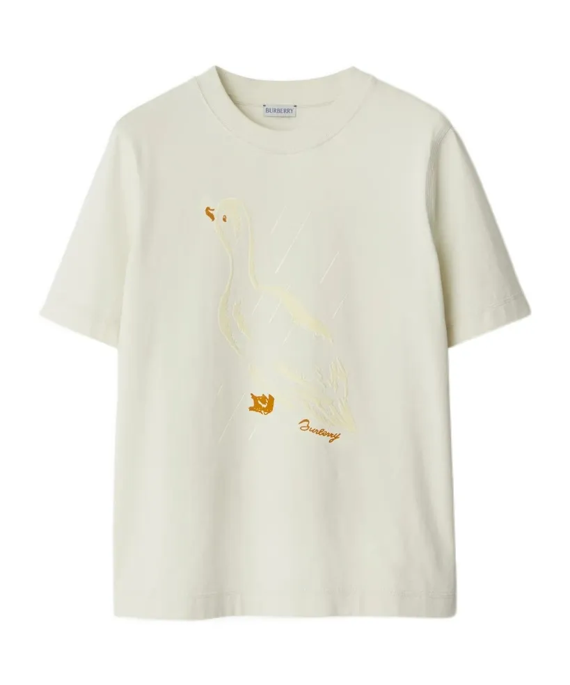 Duck Detailed Crewneck T-Shirt