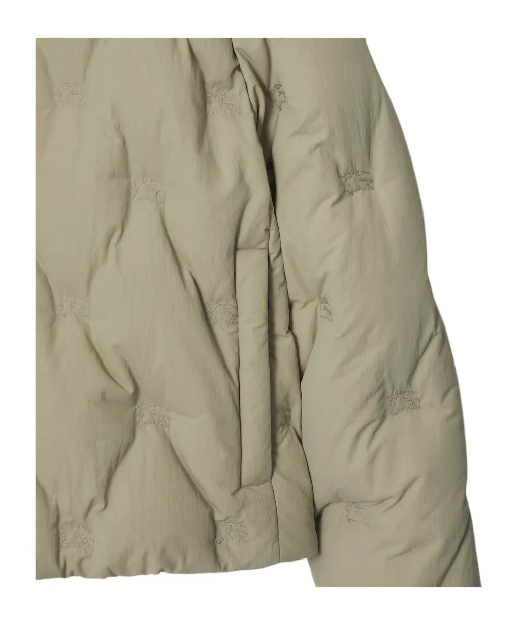 Zip-Up Quilted Down Jacket