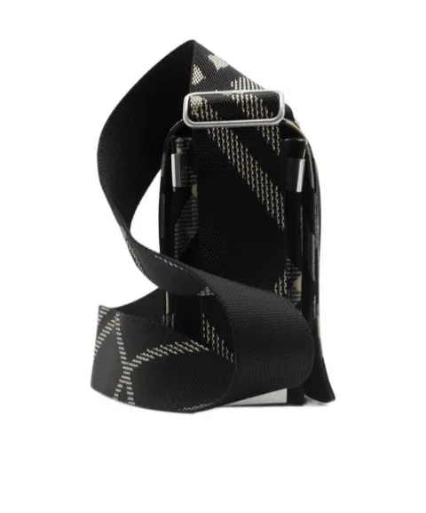 Checked Trench Crossbody Bag