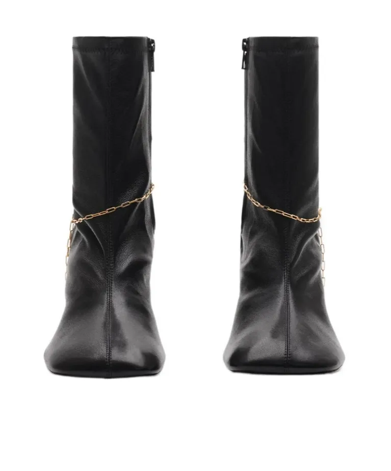 Square Toe Slinky Legging Boots