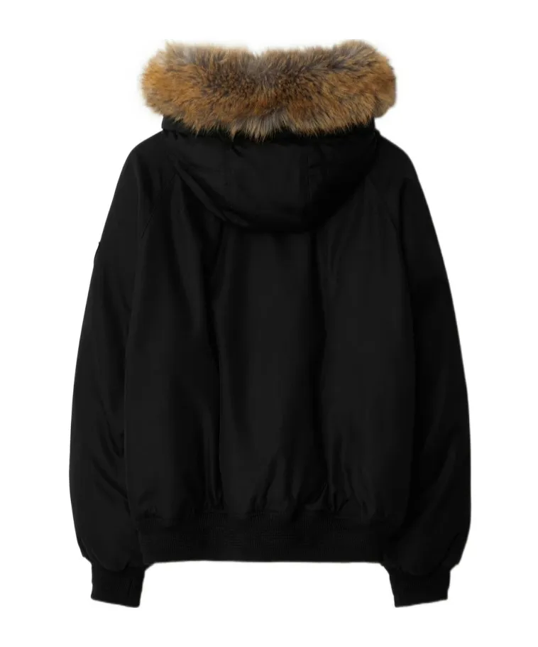 Ekd Motif Hooded Padded Jacket