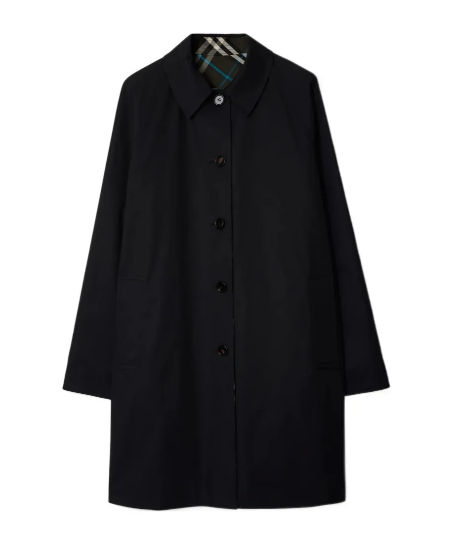 Nova Check Reversible Buttoned Coat