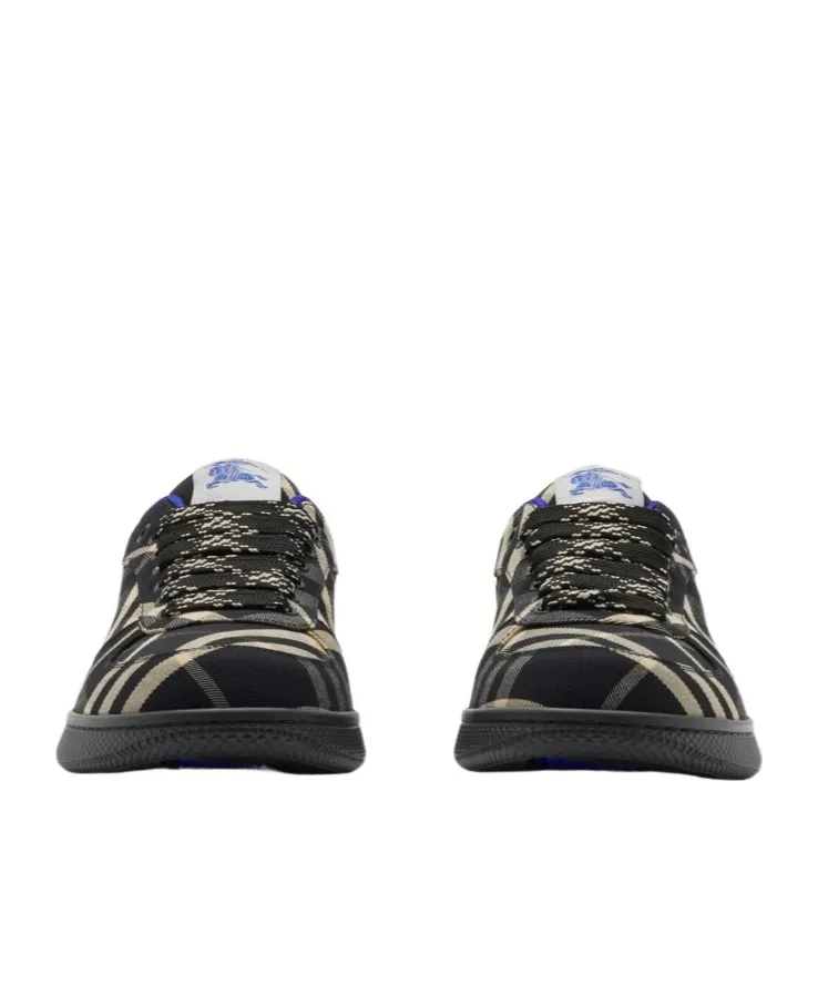 Terrace Checked Lace-Up Sneakers