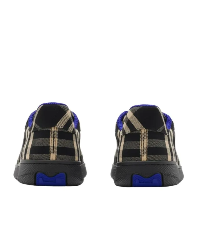 Terrace Checked Lace-Up Sneakers