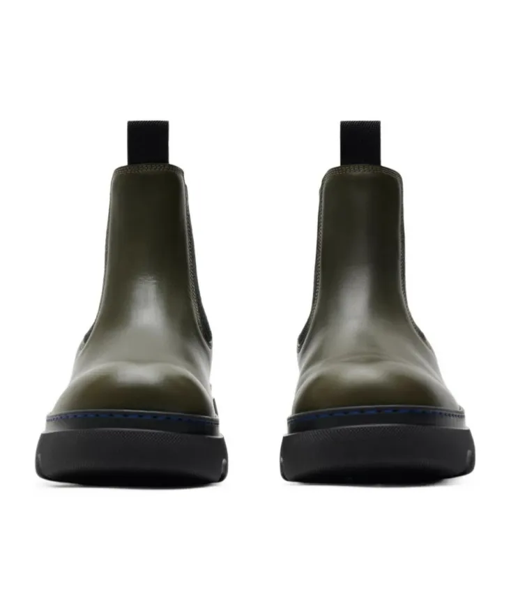 Round-Toe Chelsea Boots