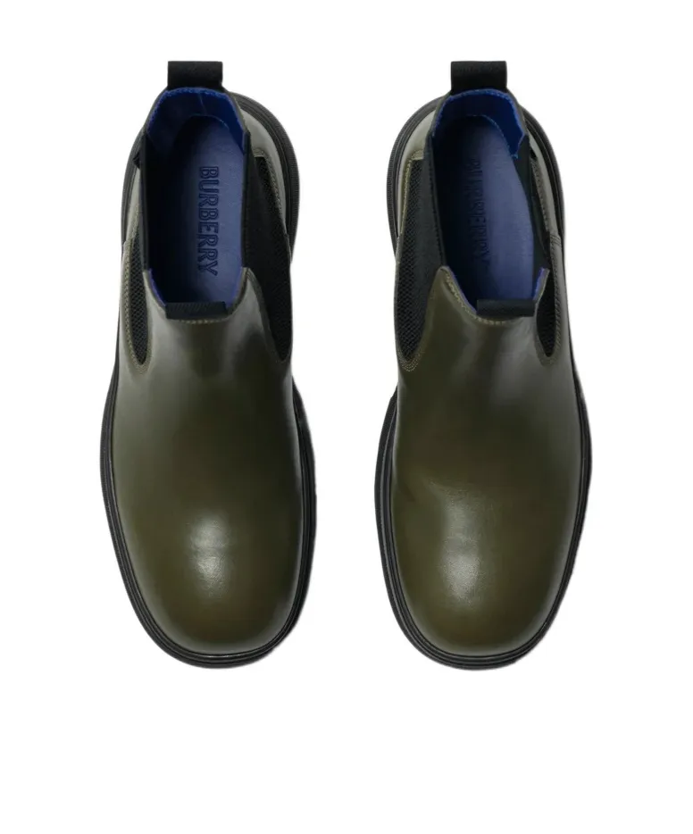 Round-Toe Chelsea Boots