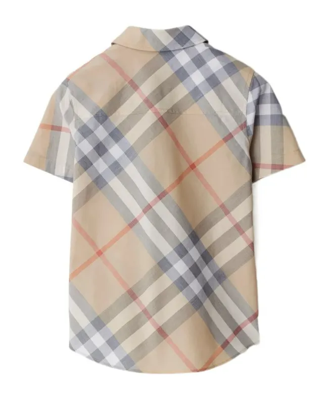 Checked Short Sleeved Shirt