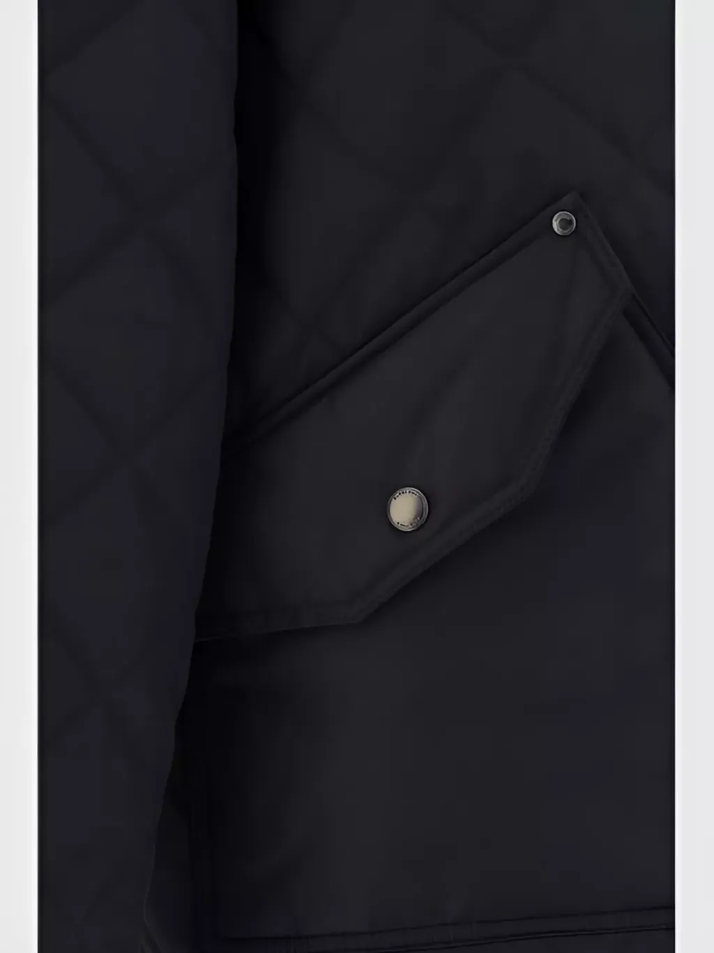 Long Sleeved Zipped Quilted Jacket