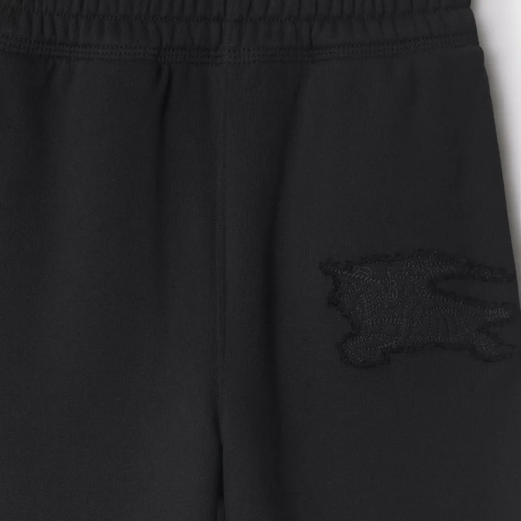 Equestrian Knight-Patch Tapered Track Pants