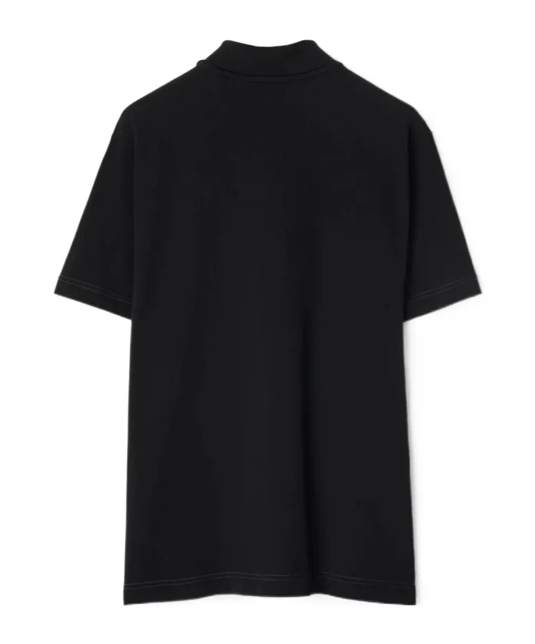 Logo Embroidered Short Sleeved Polo Shirt