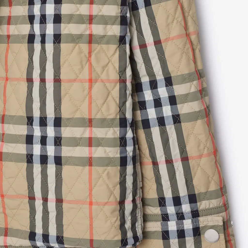 Checked Quilted Reversible Jacket