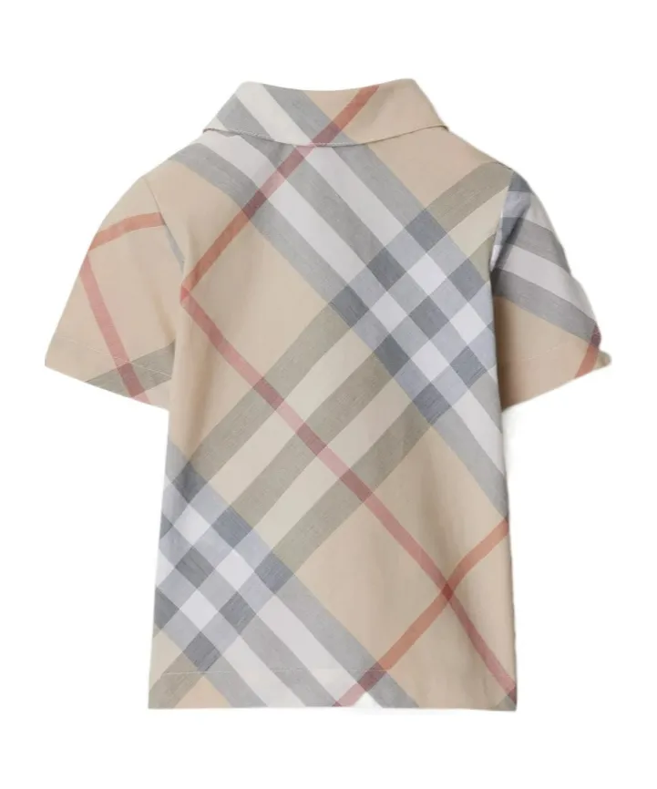 Checked Short Sleeve Shirt