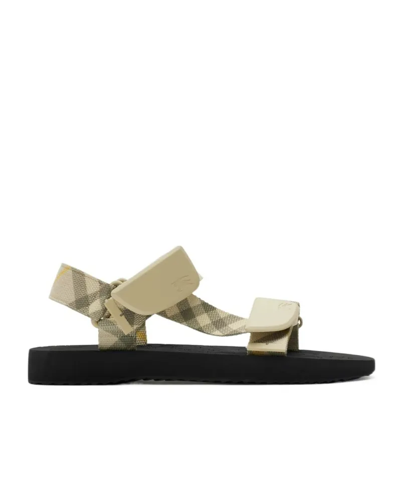 Trek Checked Open-Toe Sandals