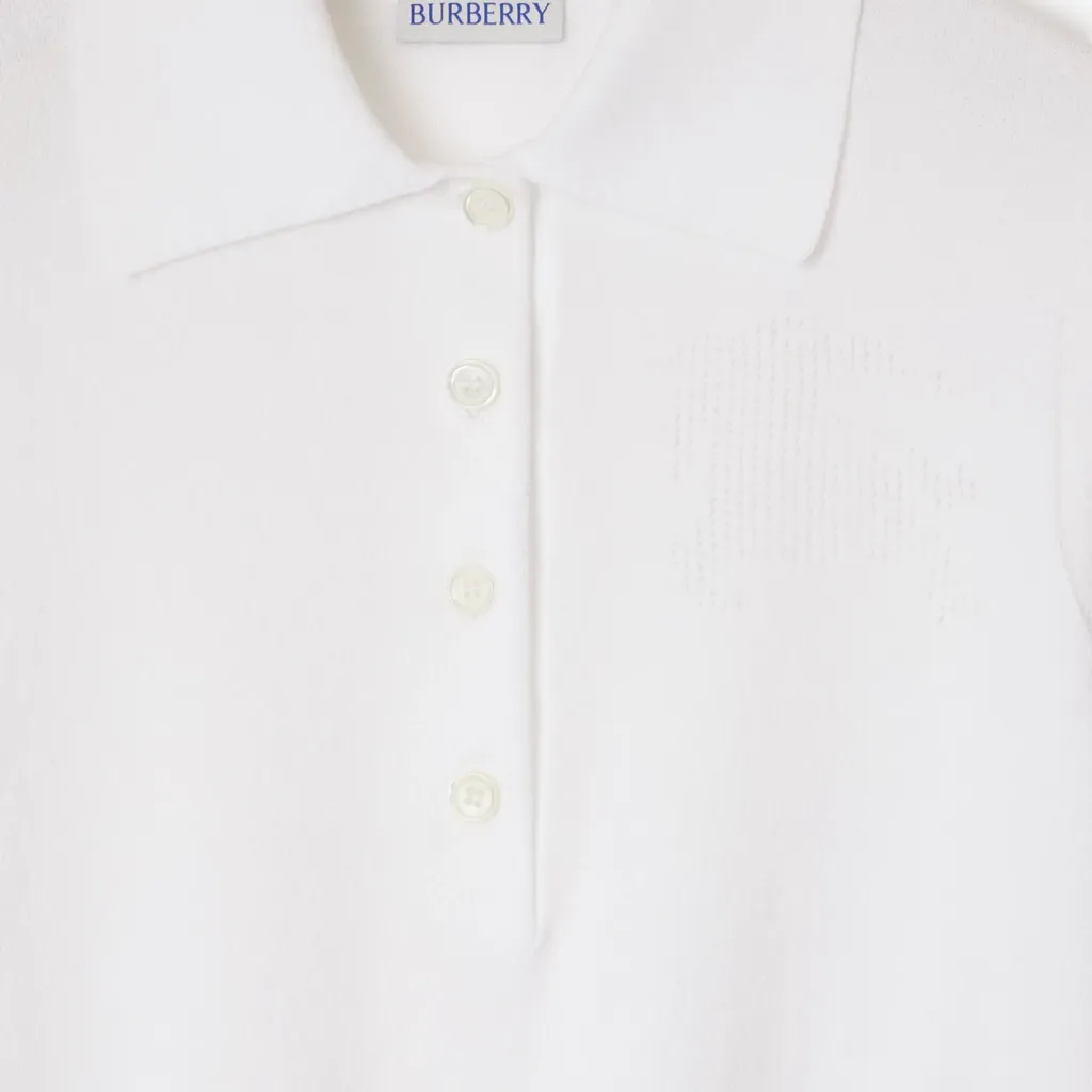 Ekd Short Sleeved Knitted Polo Top