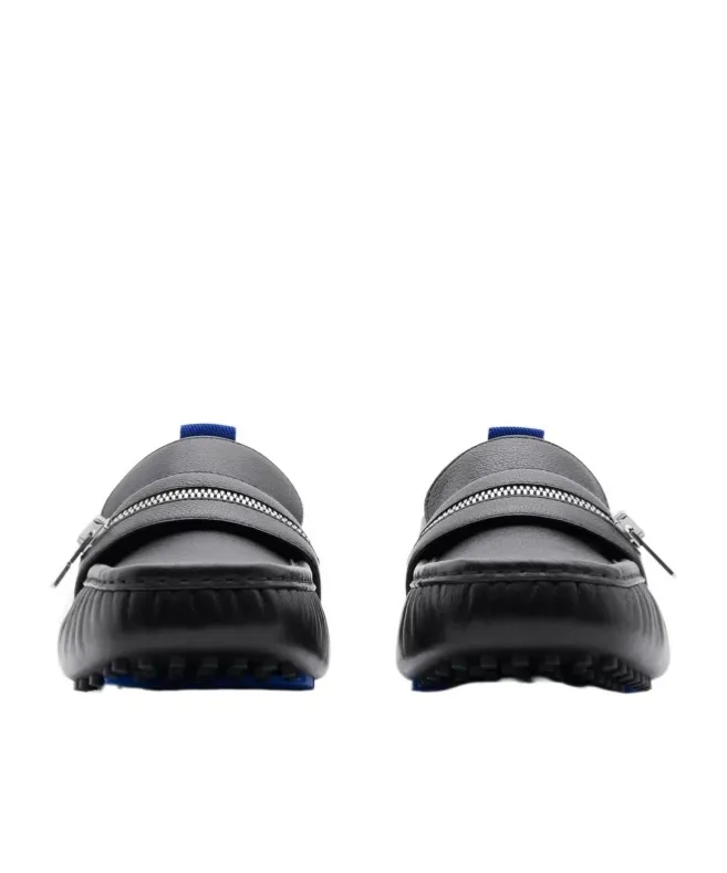Zip-Detailed Slip-On Loafers