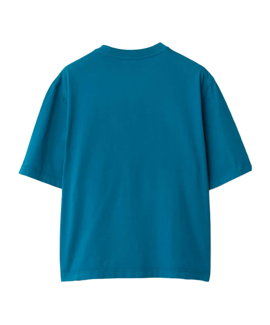 Oak Leaf Crest Embroidered Crewneck T-Shirt