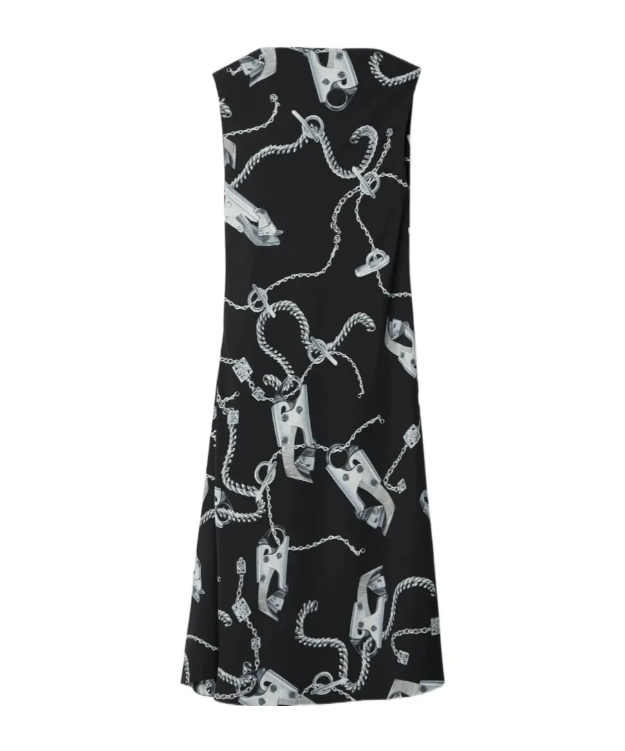 Knight Hardware Flared Sleeveless Dress