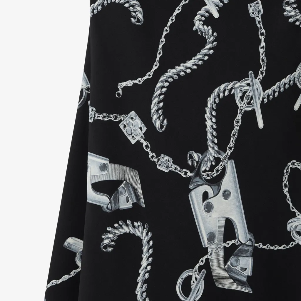 Knight Hardware Flared Sleeveless Dress
