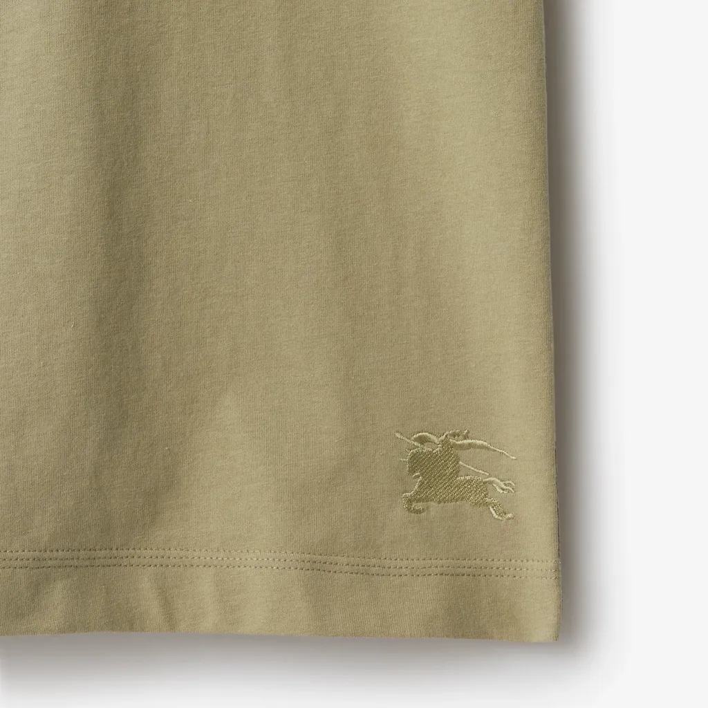 Logo-Embroidered Cotton Dress