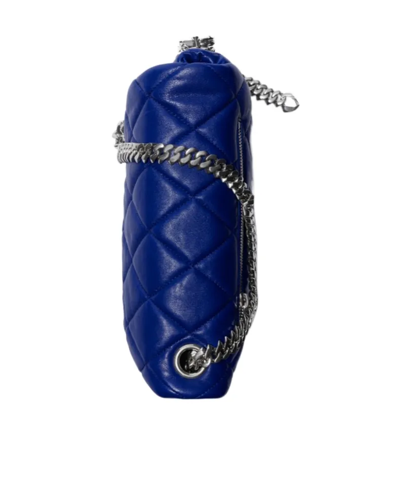 Shield Lock Quilted Shoulder Bag