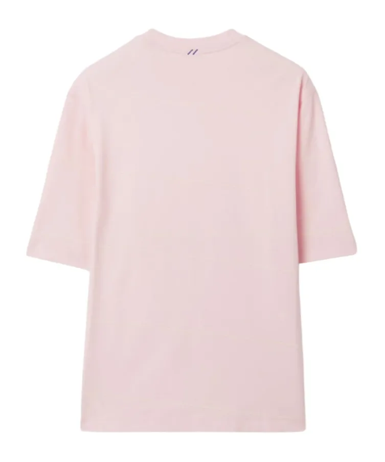 Equestrian Knight-Embroidered Striped T-Shirt