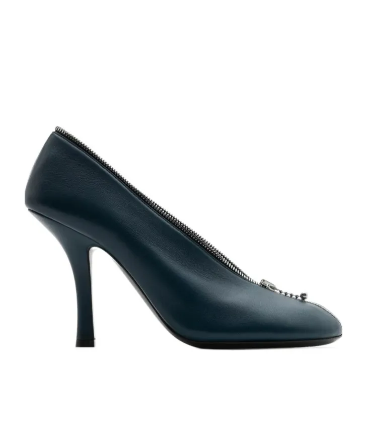 Baby Zip 100Mm Leather Pumps