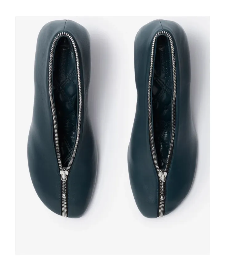 Baby Zip 100Mm Leather Pumps