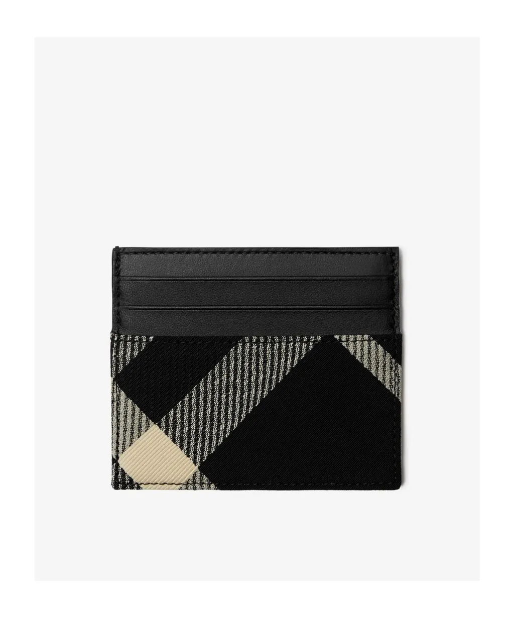 Tall Check Card Case