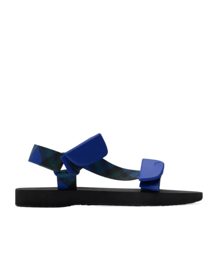 Trek Checked Open-Toe Sandals
