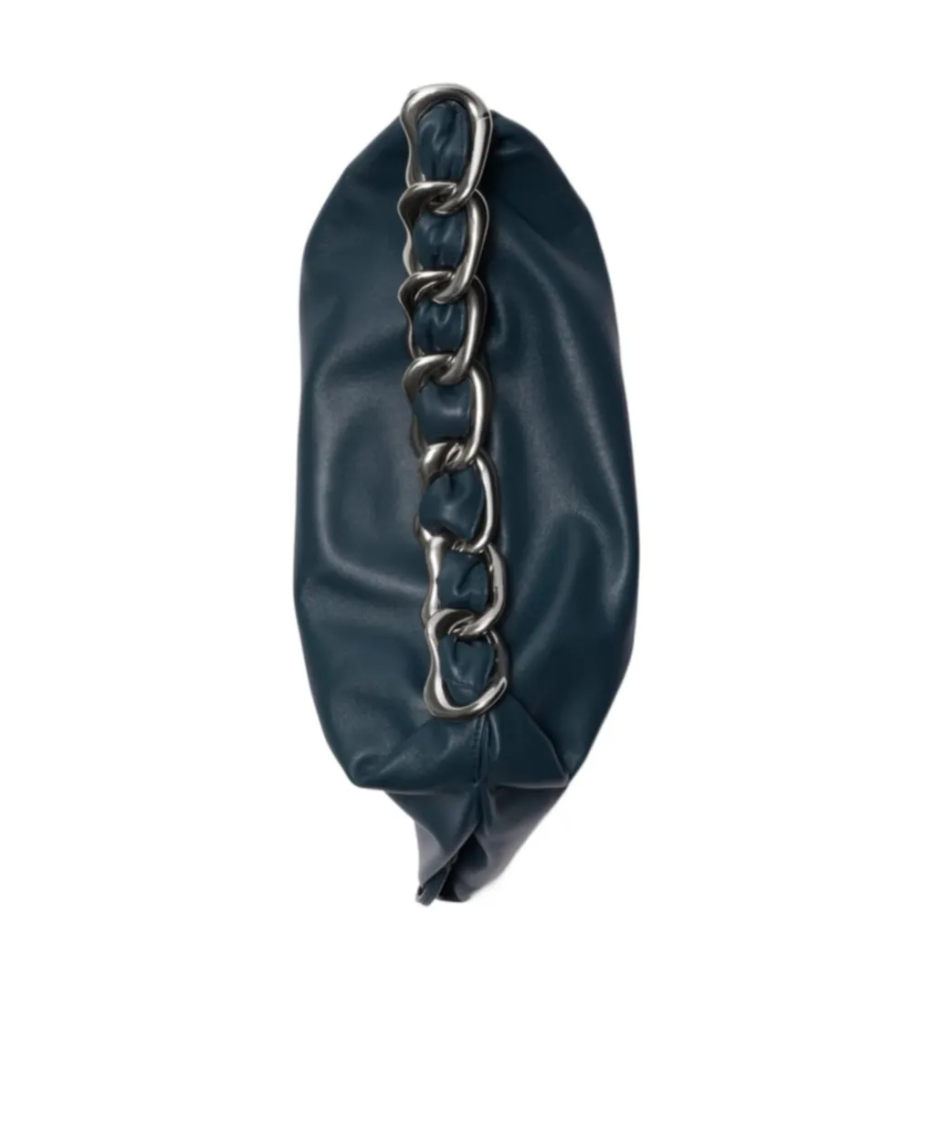 Swan Leather Shoulder Bag