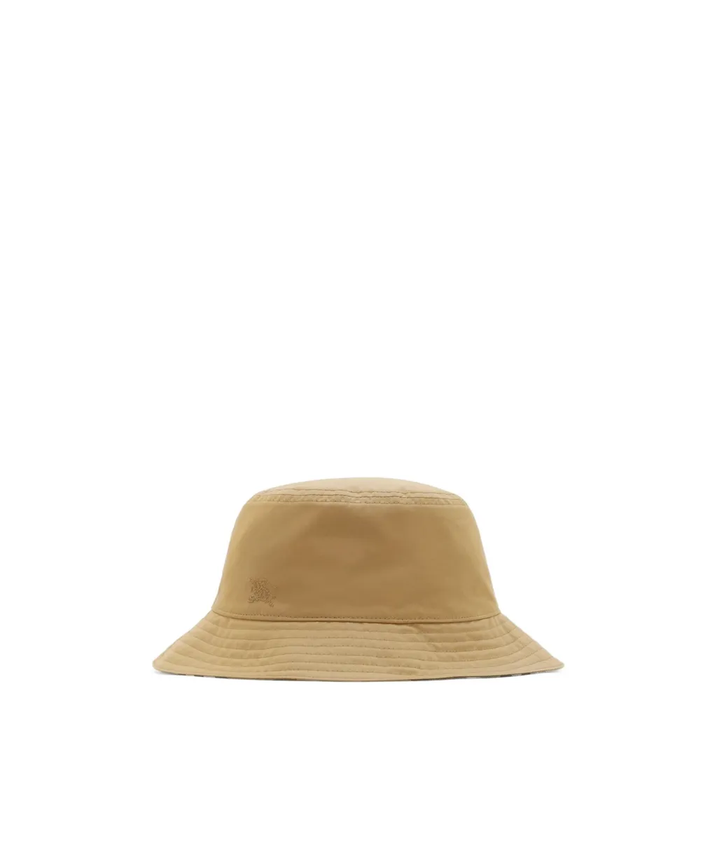 Reversible Checked Dropped-Brim Bucket Hat