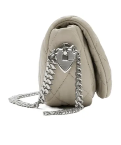 Shield Chain-Link Shoulder Bag