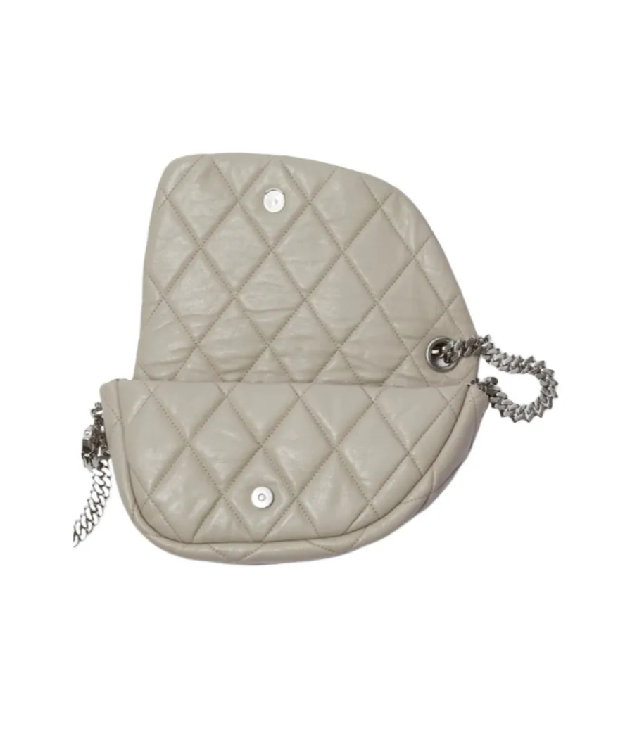 Shield Chain-Link Shoulder Bag