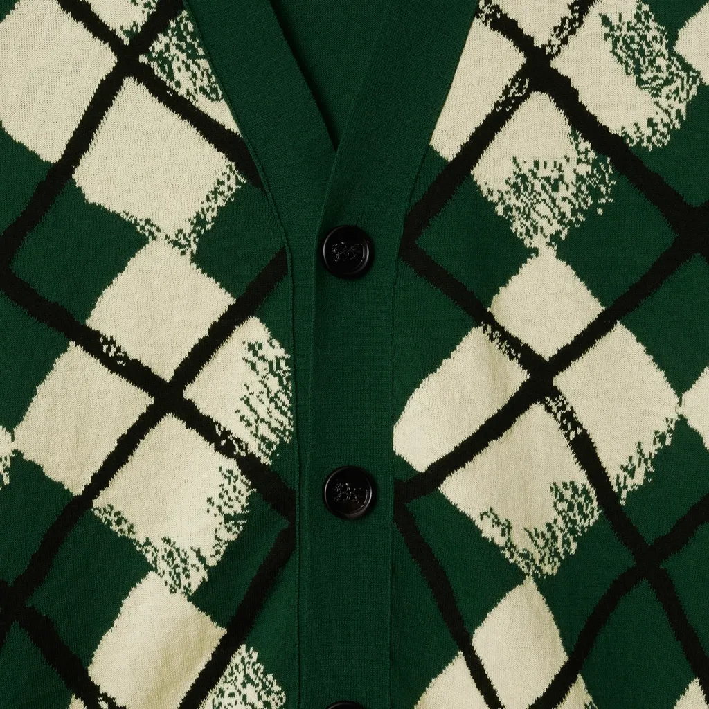 Argyle Cotton Cardigan