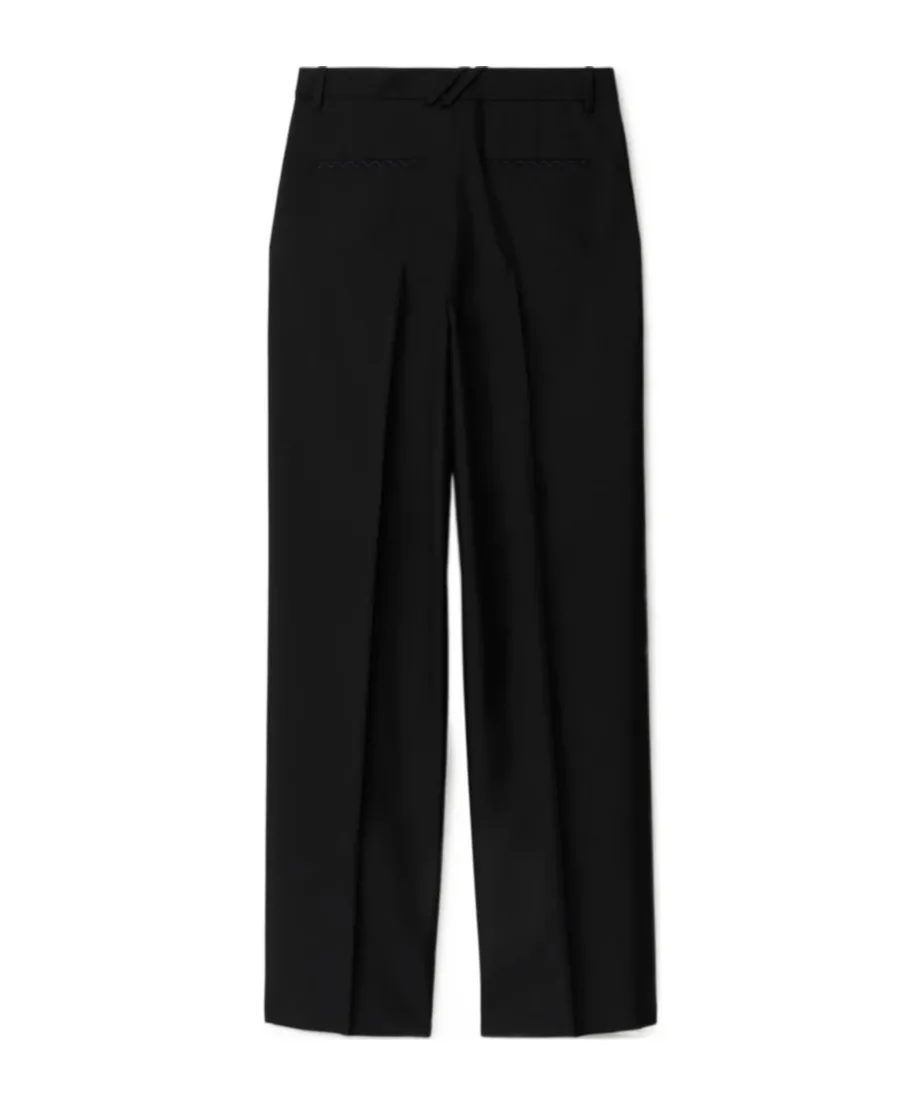 Straight-Leg Tailored Trousers