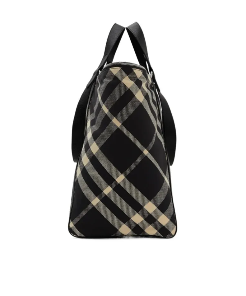 Festival Check-Pattern Top Handle Bag