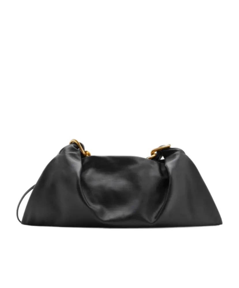 Medium Swan Chain-Linked Shoulder Bag