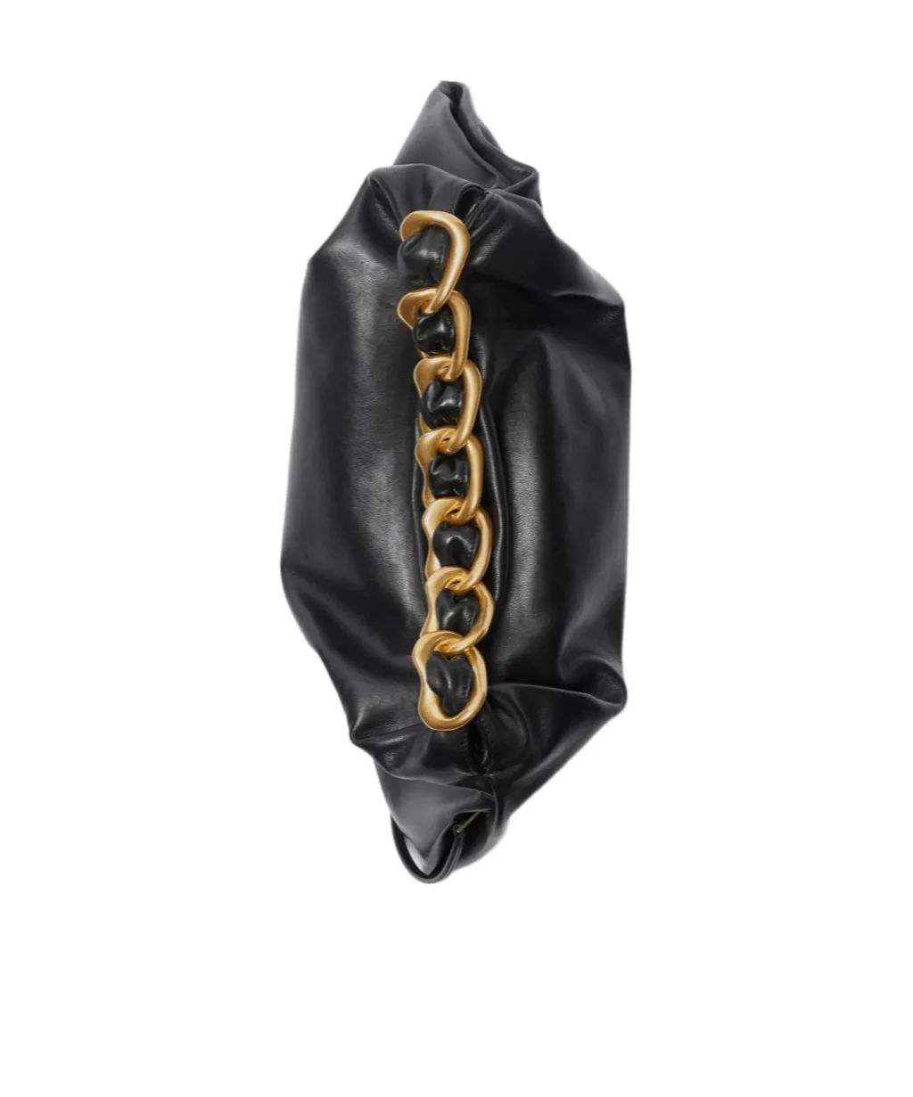 Medium Swan Chain-Linked Shoulder Bag