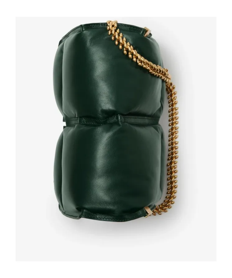 Snip Quilted Chain-Link Crossbody Bag