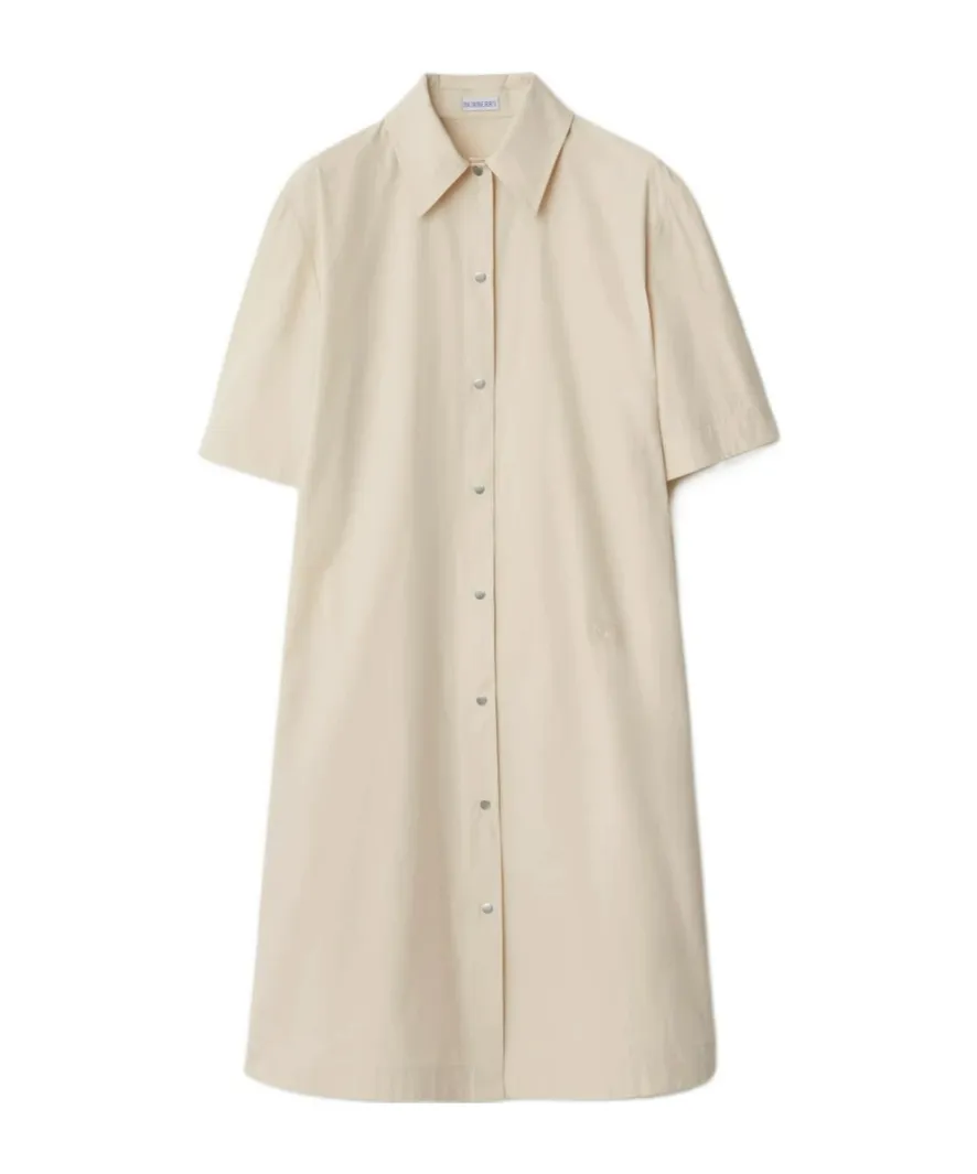 Short-Sleeve Shirt Dress